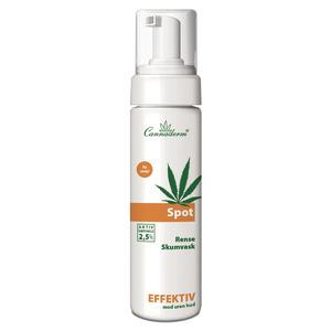 Cannaderm Spot Skumvask uren hud - 180 ml.