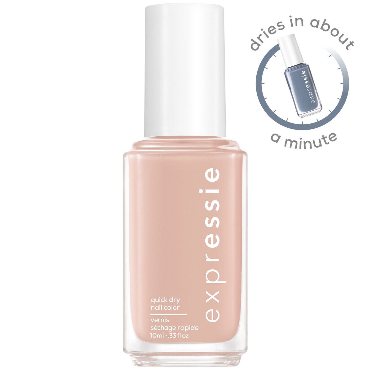 Køb Essie Expressie Crop Top & Roll 00 - 10 ml hos Med24.dk