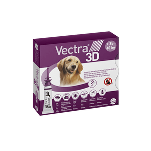 Vectra 3D Spot-On til hunde, 25-40 kg - 3 pipetter