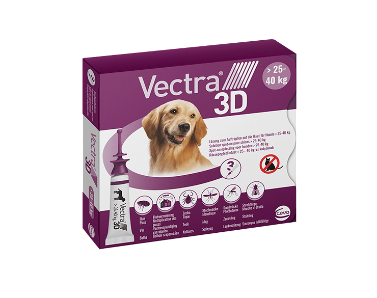 Køb Vectra 3D til hunde, 25-40 kg 3 | Med24.dk