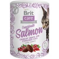 Brit Care Cat Snack Superfruits, laks - 100 g