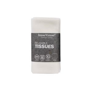  ImseVimse Reusable Tissues, Natural 5 stk.