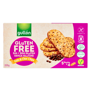 Gullón Glutenfri Havrekiks Med Choko Chips 220 G Fra Gullon