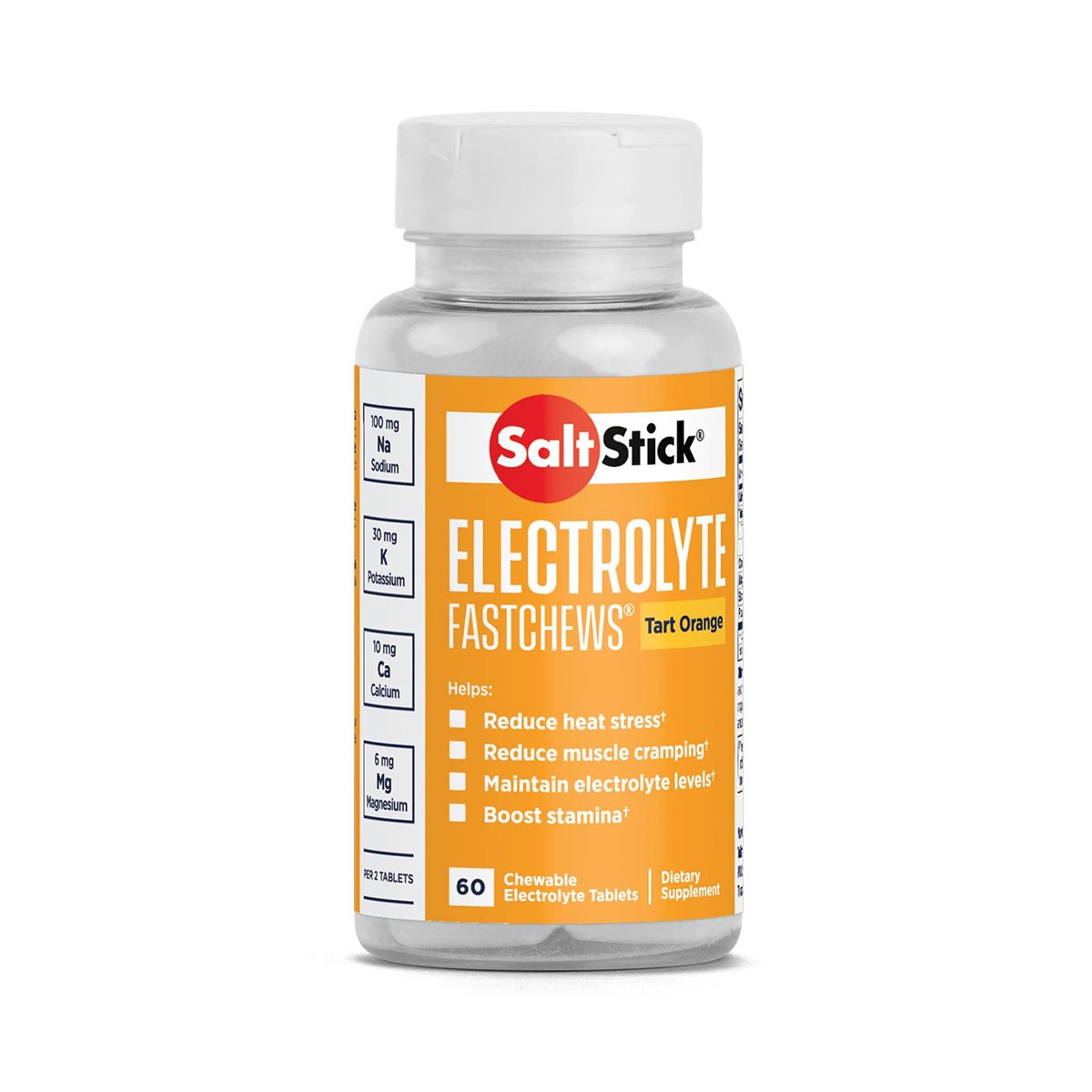 Saltstick Fastchews Orange - 60 stk