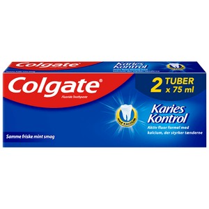 Colgate Karies Kontrol Tandpasta - 2x75 ml