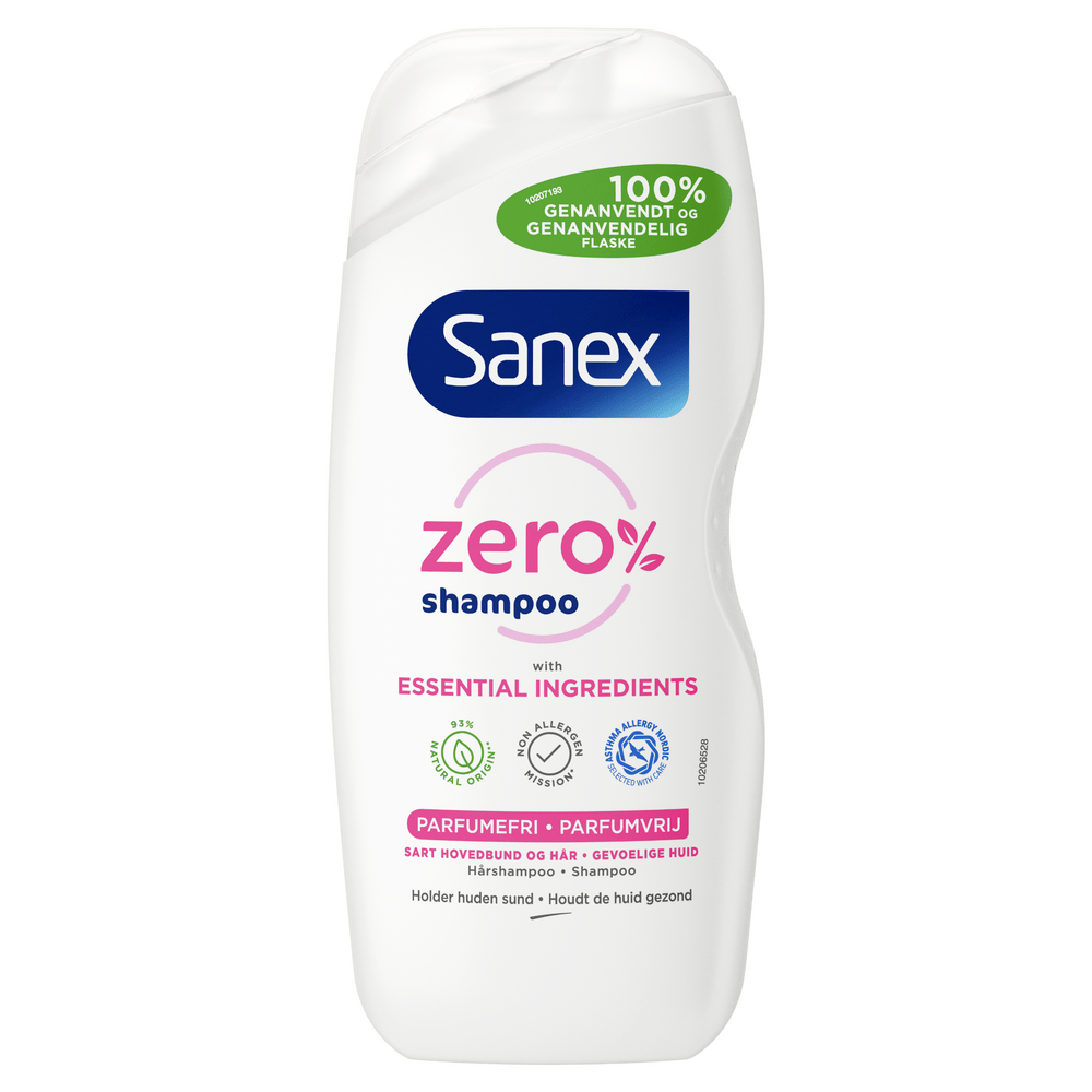 Køb Sanex Zero Shampoo 250 ml billigt hos Med24.dk