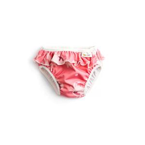 Imse & Vimse Swim Diaper Pink Whale Frill - Flere størrelser