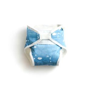 Imse & Vimse All-in-One Diaper Blue Teddy - Flere størrelser