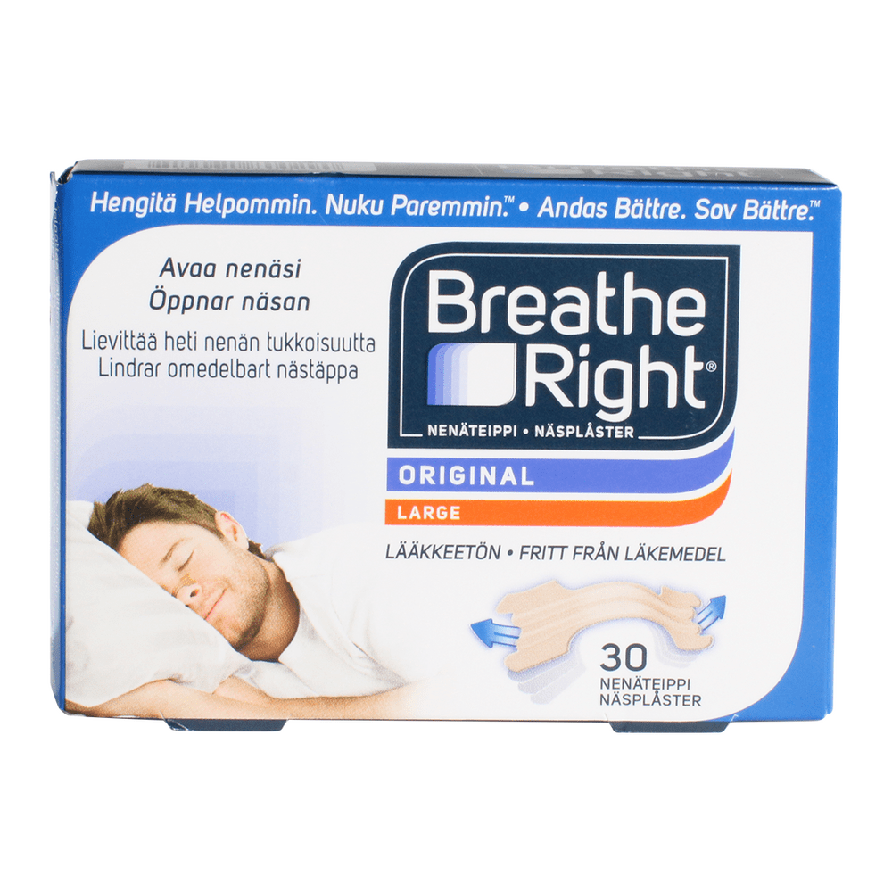 Breathe Right Næsestripes Original Large 30 stk. Med24.dk