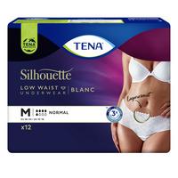 TENA Silhouette Normal Low Waist Inkontinenstrusse Str. M - 12 stk.