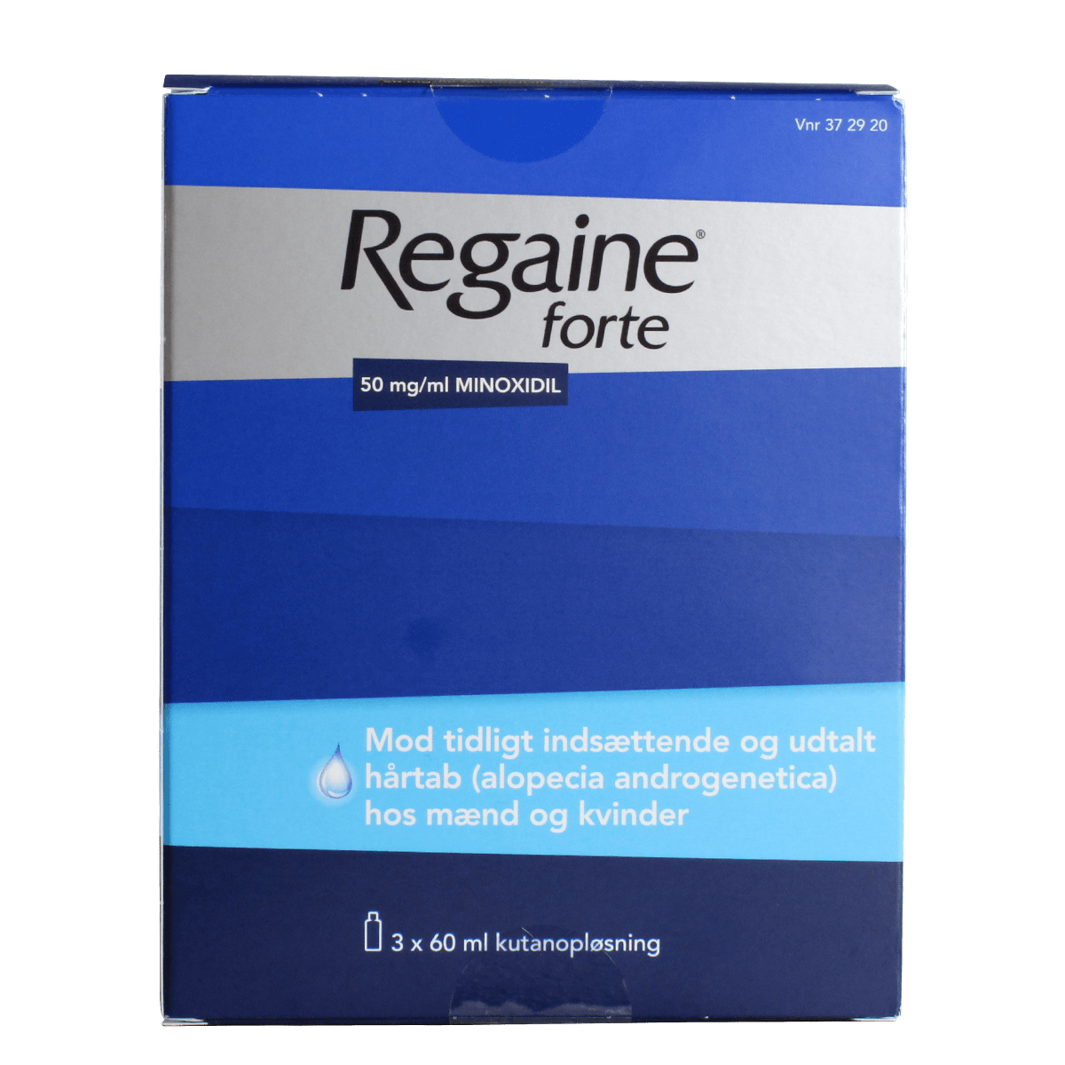 Dekorative tilnærmelse bjærgning Regaine Forte mod Hårtab 50 mg/ml - 3x60ml - Med24.dk