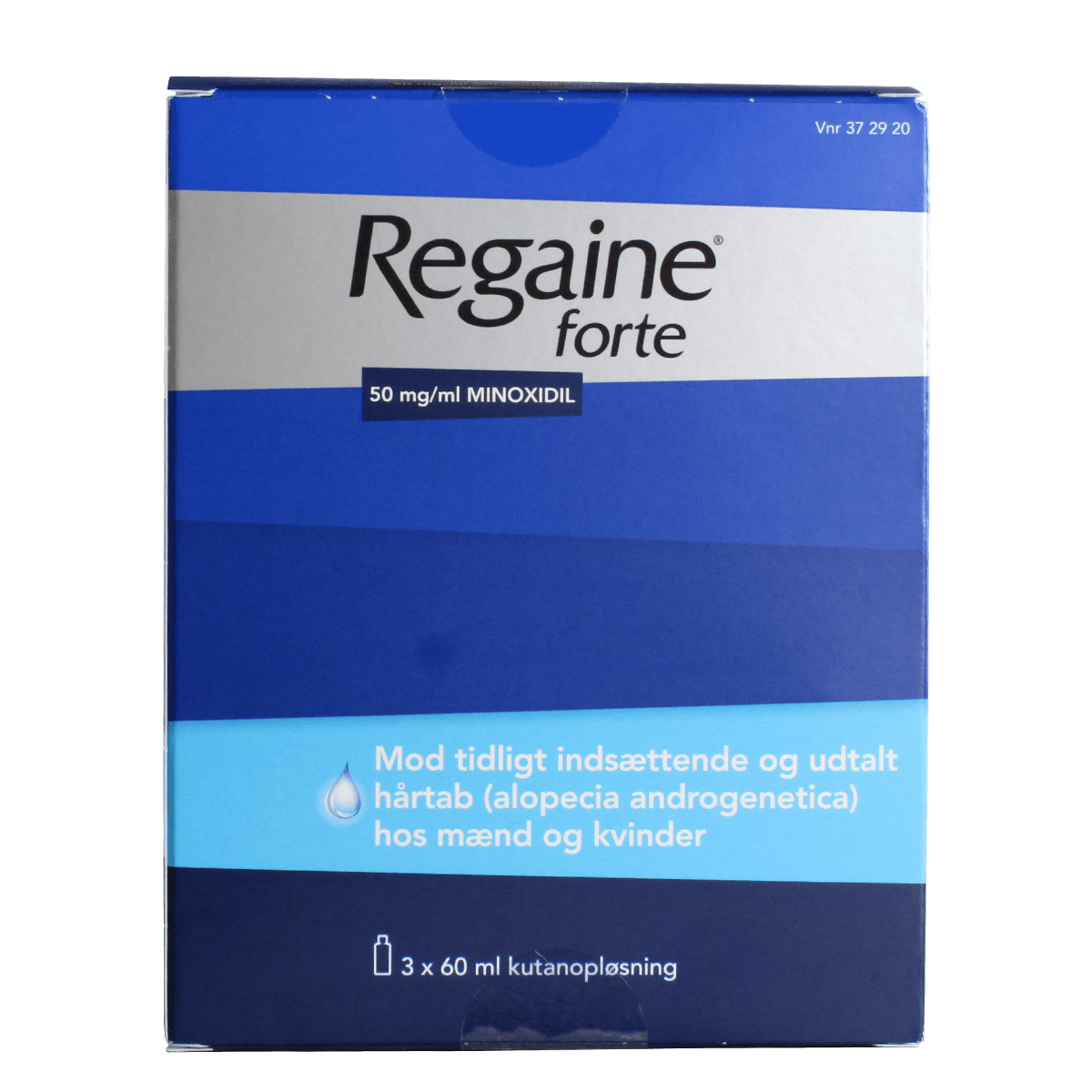 Rædsel Forsendelse Kræft Regaine Forte mod Hårtab 50 mg/ml - 3x60ml - Med24.dk