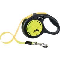 Flexi hundesnor New Neon bånd M, 5M, 25kg - gul
