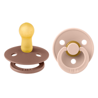 BIBS Colour Latex Woodchuck/Blush 2 pak - Str. 2