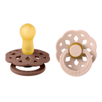 BIBS Boheme Latex Woodchuck/Blush 2 pak - Str. 2