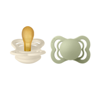 BIBS Supreme Latex Ivory/Sage 2 pak - Str. 1