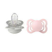 BIBS Supreme Silicone Haze/Blossom 2 pak - Str. 1