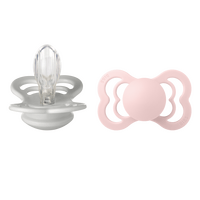 BIBS Supreme Silicone Haze/Blossom 2 pak - Str. 2