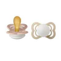 BIBS Supreme GLOW Latex Blush/Vanilla 2 pak - Str. 1