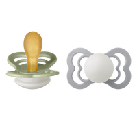 BIBS Supreme GLOW Latex Sage/Cloud 2 pak - Str. 2
