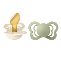 BIBS Couture Latex Ivory/Sage 2 pak - Str. 2