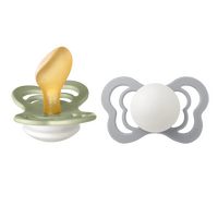 BIBS Couture GLOW Latex Sage/Cloud 2 pak - Str. 2
