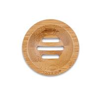 Skoon Bamboe solid bar holder rund - 1 stk.
