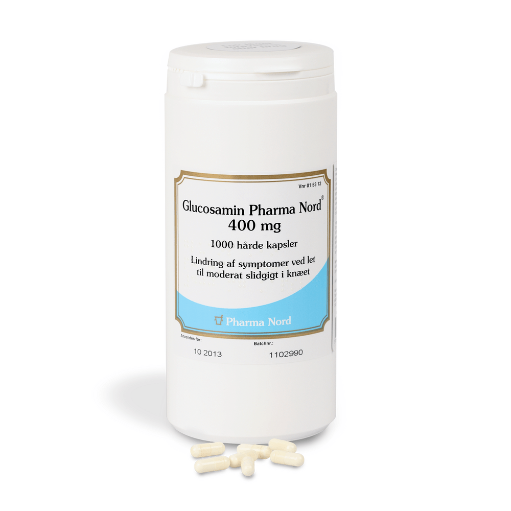 Køb Glucosamin 400 mg 1000 kaps. hos Med24.dk