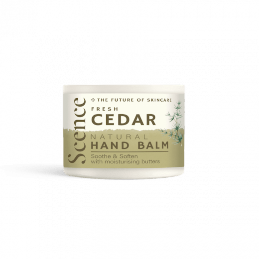 Køb Scence Hand Balm Fresh Cedar 40 g. hos Med24.dk