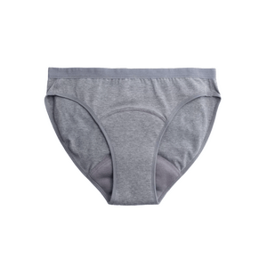 Imse Period Underwear Bikini Medium Flow, Grey - Flere størrelser