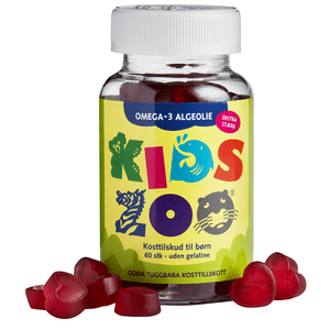 Kids Zoo Alge Omega-3 Ekstra Stærk – 60 stk.