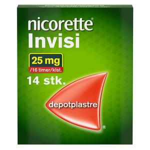 Nicorette Nikotin Invisi Plaster - 25mg/16t - 14 stk.