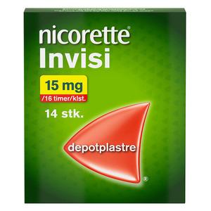 Nicorette Nikotin Invisi Plaster - 15mg/16t - 14 stk.
