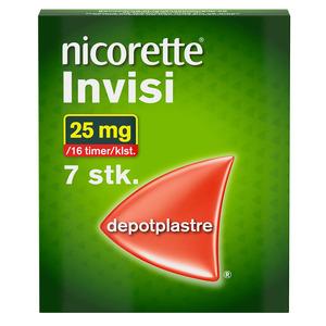 Nicorette Nikotin Invisi Plaster - 25mg/16t - 7 stk.