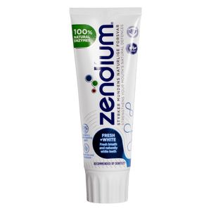 Alligevel Stewart ø Specificitet Zendium Fresh + White - 75 ml - Køb hos Med24.dk