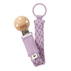 BIBS Pacifier Clip Braided Violet Sky/Mauve