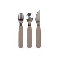 Filibabba Silikone bestiksæt - Warm Grey