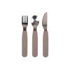 Filibabba Silikone bestiksæt - Warm Grey