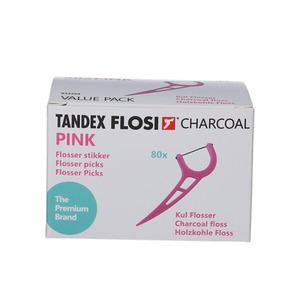 8: Tandex Flosi Flosser Pink tandtråd - 80 stk.