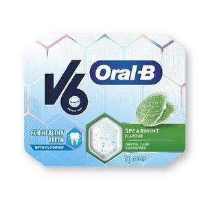 V6 Oral-B Tyggegummi Spearmint 17 g.