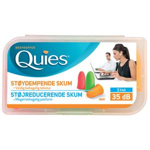 Quies Ørepropper skum 3 par i æske - 1