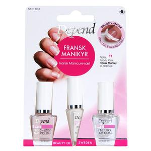 Depend Fransk Manicure Kit