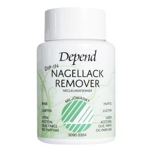 Depend Dip-in Neglelakfjerner Svanemærket - 75 ml.