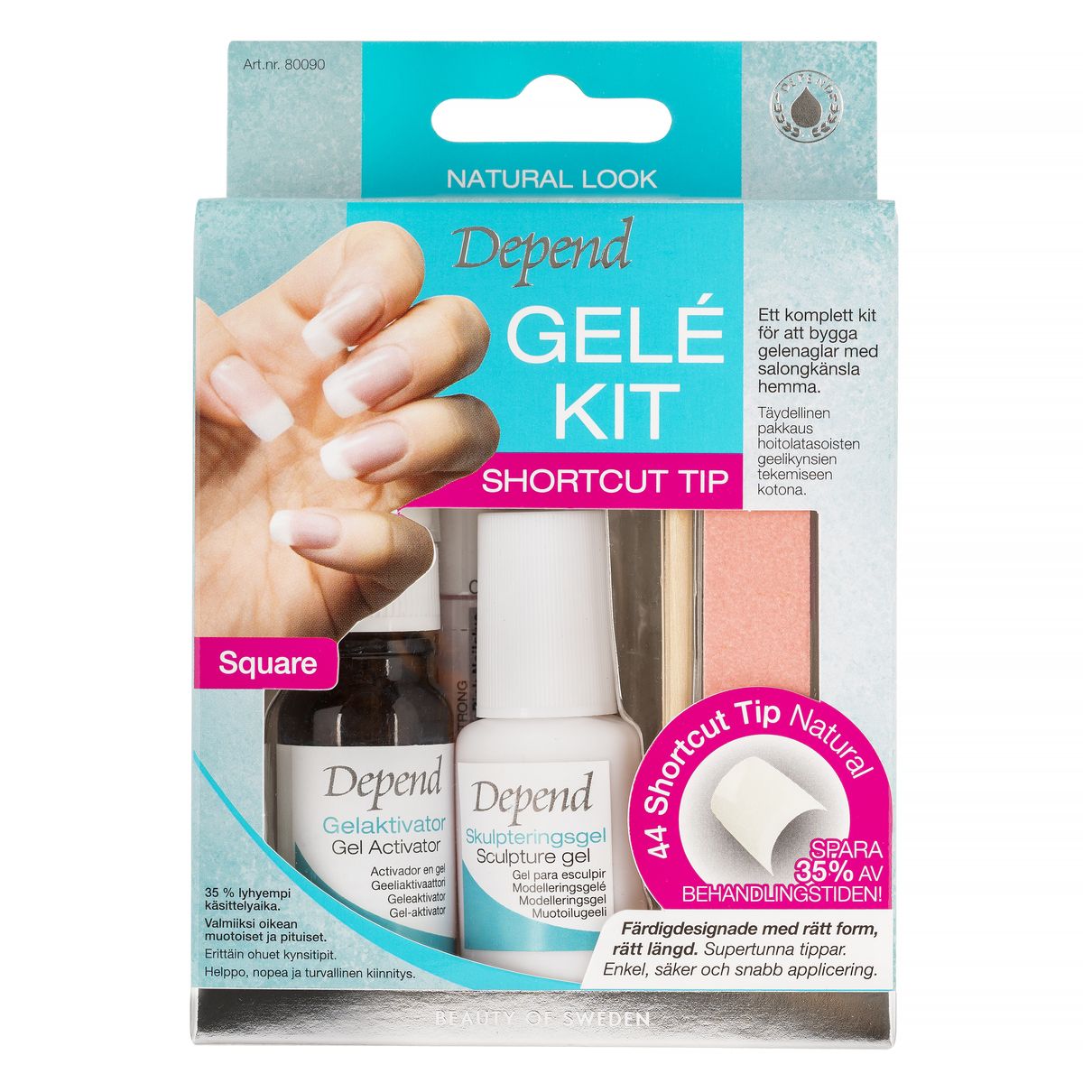 Køb Depend Gelekit Natural Look Shortcut Tip hos Med24.dk