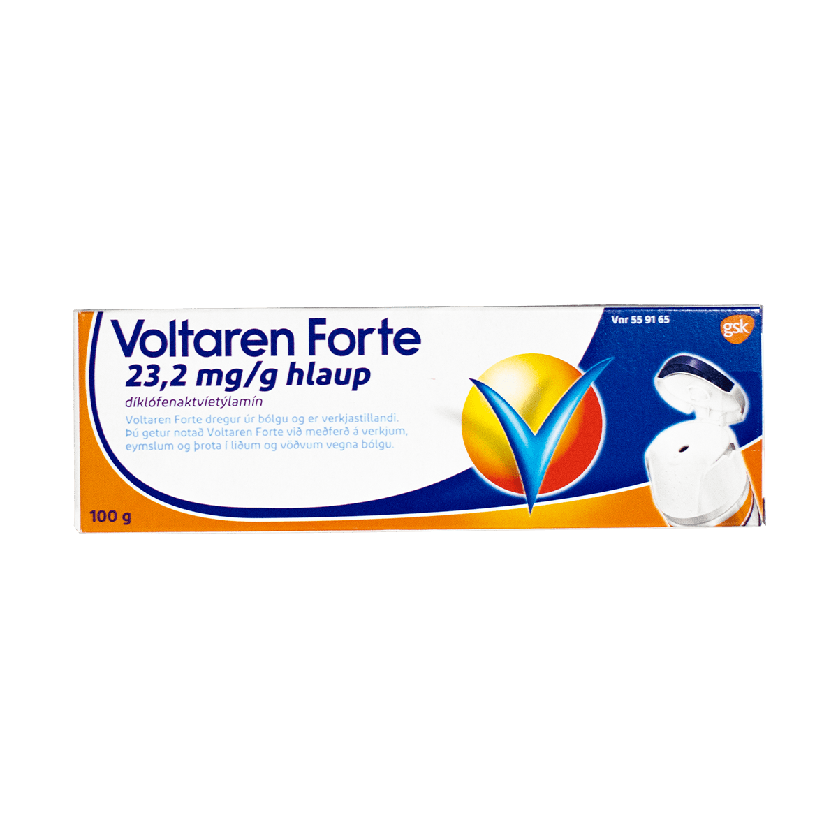 Voltaren Forte Gel 23,2 mg/g - 100 g.