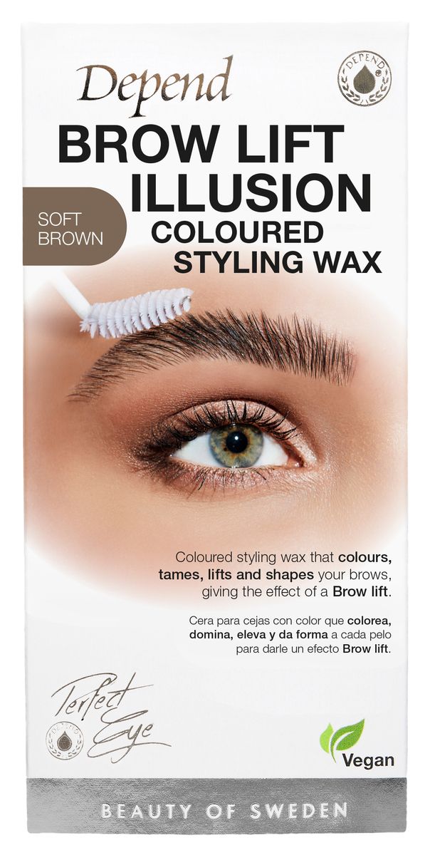 Køb Depend Brow Illusion Wax Soft Brown billigt hos Med24.dk