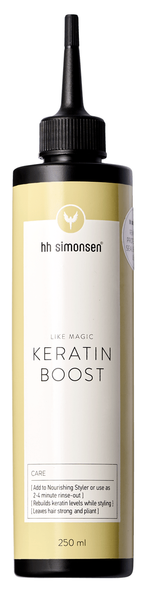 Skuffelse Luminans Misvisende Køb HH Simonsen Keratin Boost - 250 ml. billigt hos Med24.dk