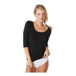 Boody 3/4 Sleeve Top, sort