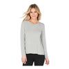 Boody Women's Long Sleeve Round Neck T-Shirt, grå