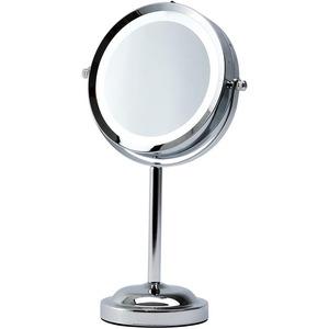 JJDK Bordspejl LED x1/x3 Silver - H: 31 cm.